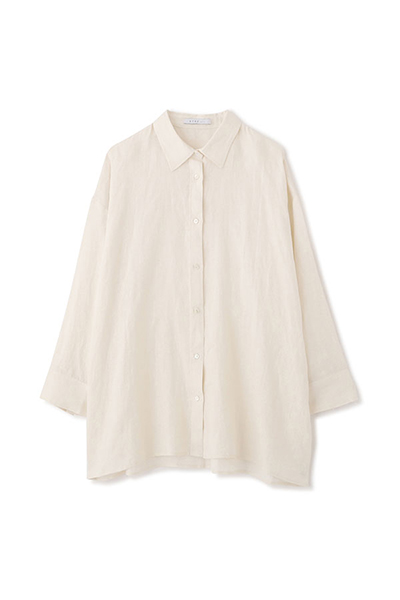 2WAYシルエットリネンシャツ