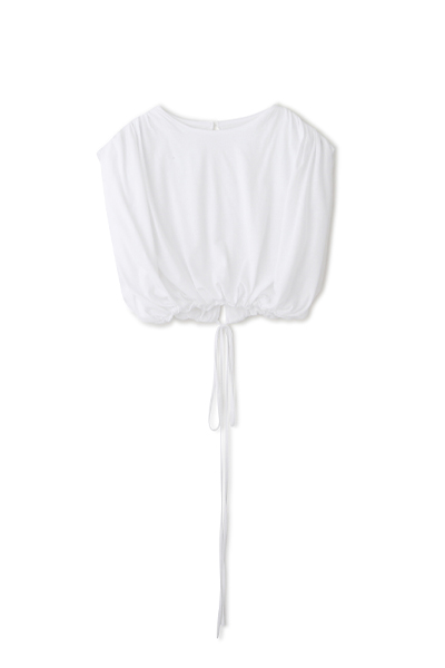 バックスリットギャザーカットソーPO