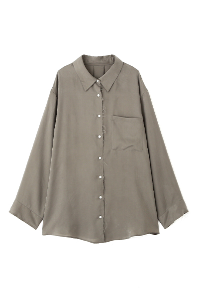 カフスカットオフキュプラシャツ