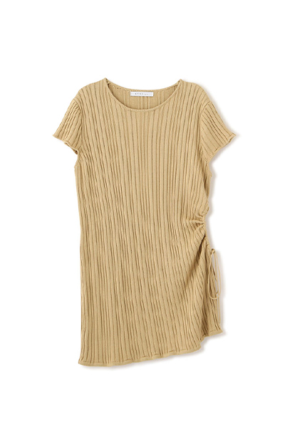 サイドラウンドドロストニットPO