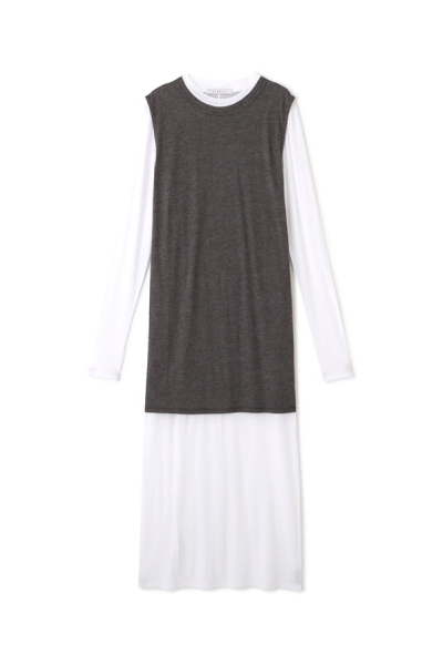 レイヤードタンクカットワンピース