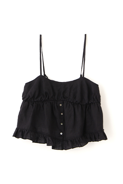 リネンギャザーフリルキャミ