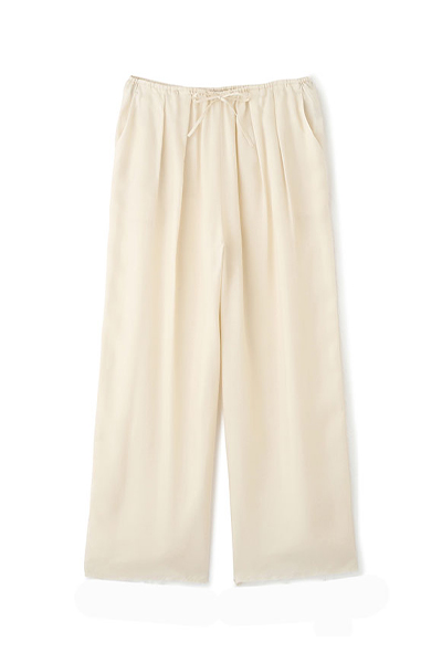 カットオフキュプラリラックスパンツ