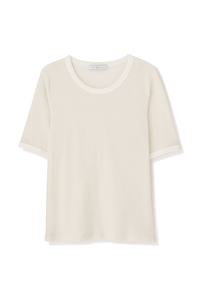 シアーリブボックスプルオーバー