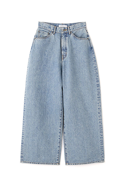 ボリュームローウエストデニム