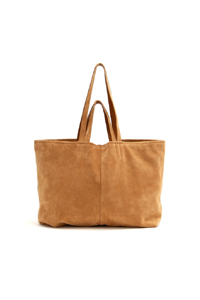 スウェードビッグトートバッグ