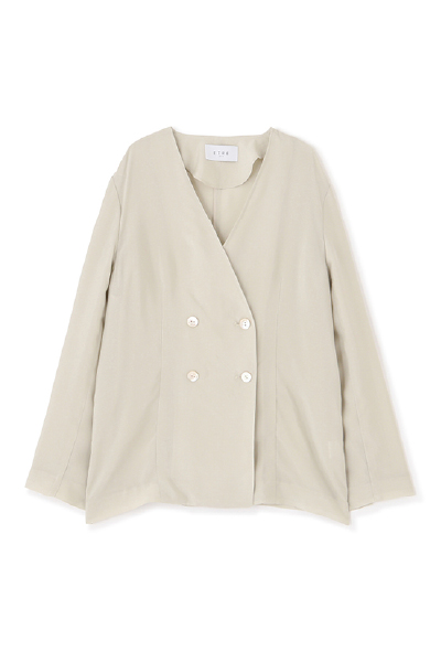 キュプラシャツジャケット