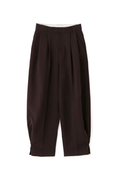 サイドヘムタックパンツ