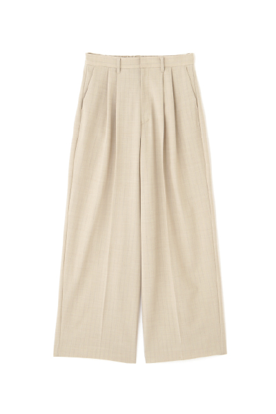 サイロスパンタックワイドパンツ