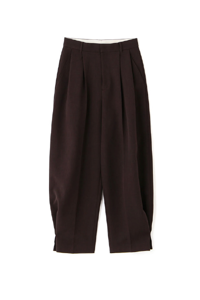 サイドヘムタックパンツ