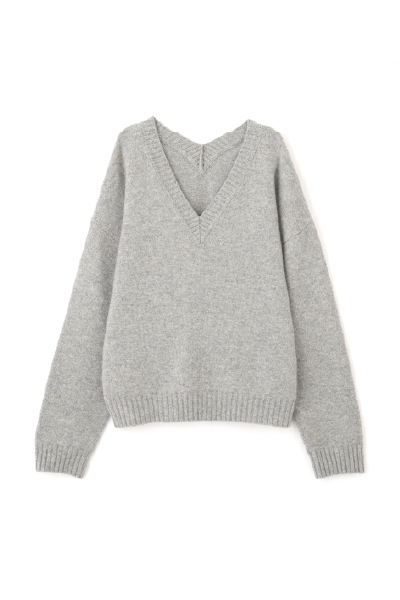 Vネック2wayニットPO