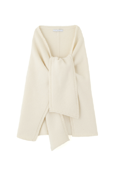 レイヤードニットラップスカート