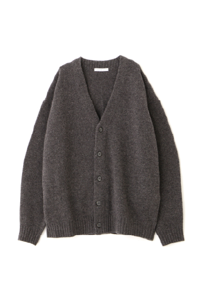 ミドルゲージVネックニットカーディガン