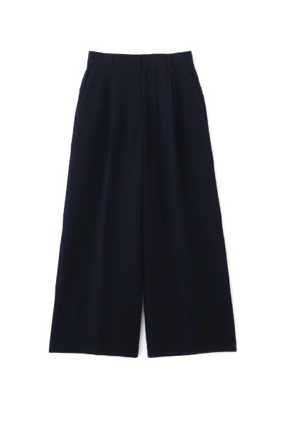 ウールツイルセミワイドパンツ