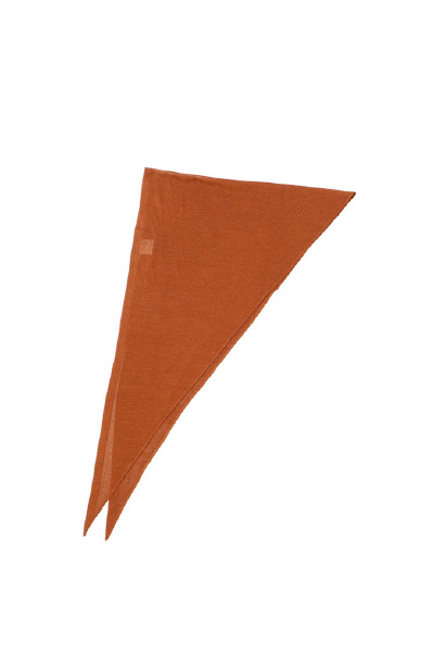 A SAUCE MELER シルクトライアングルニットスカーフ