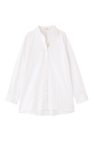 SANTEハイカウントセンタークリースシャツ