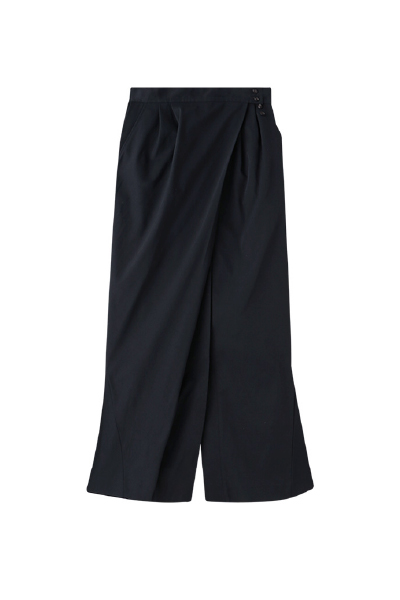 デザインラップロングスカート