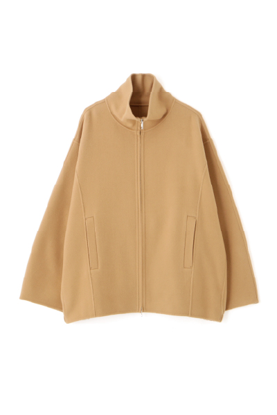 メルトンスタンドネックリバーブルゾン