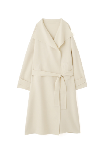 SANTEウーステッドクロークリバーコート