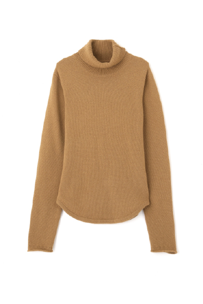 ウールカシミヤタートルネックニットPO