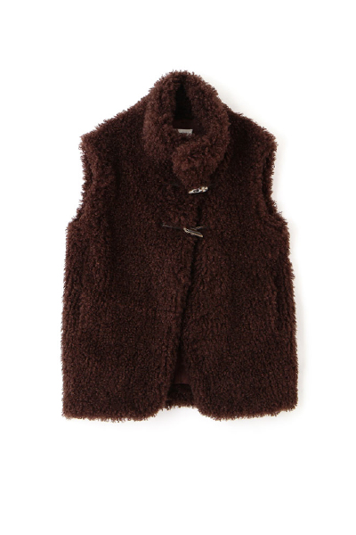 SANTEクリンプフェイクファーベスト