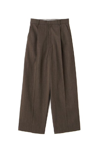 SANTEワンタックセンタークリースパンツ