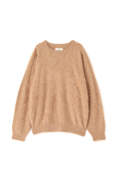 SANTEカシミヤヘアリーニットプルオーバー