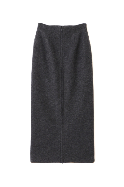 ダブルジップIラインロングスカート