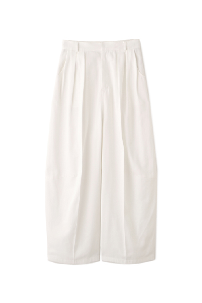 ソフトコットンタックカーブパンツ