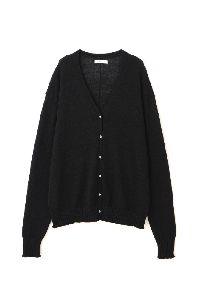 リリヤーンリネンVネックカーディガン