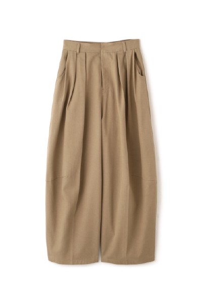 ソフトコットンタックカーブパンツ