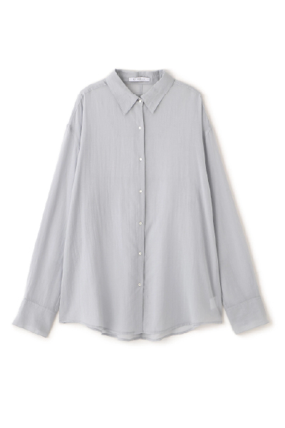 シアーコットンシャツ