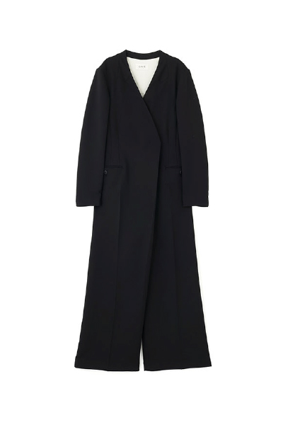 SANTEテーラードノーカラーオールインワン