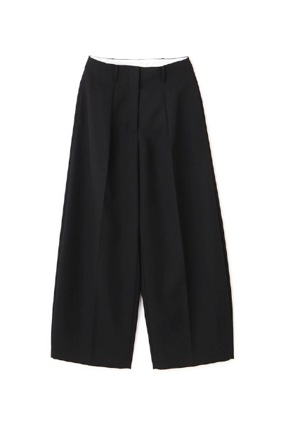 SANTEセンタークリースセミワイドパンツ