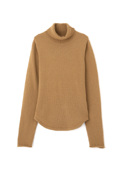 ウールカシミヤタートルネックニットPO