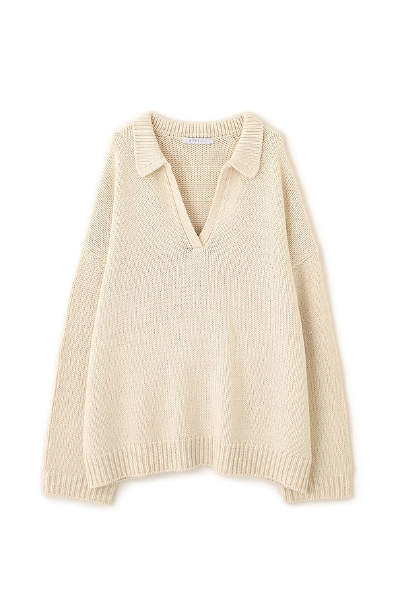 オーバーサイズスキッパーニットPO