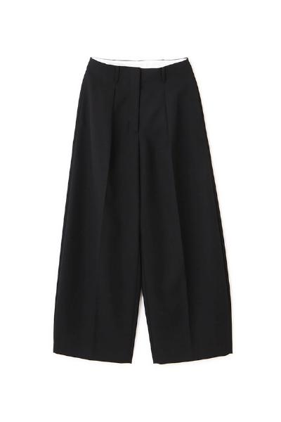 SANTEセンタークリースセミワイドパンツ