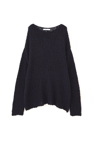 スラブヤーンローゲージニットPO