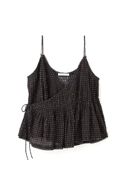 コットンドビーカシュクールキャミソール