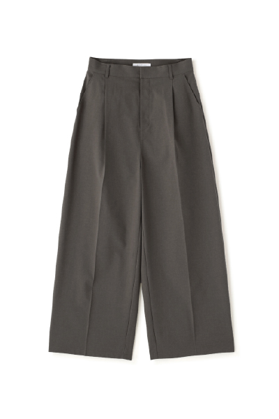 リネンライクエアリータックパンツ