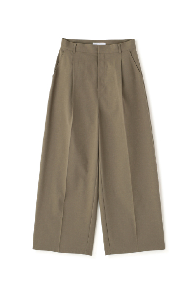 リネンライクエアリータックパンツ